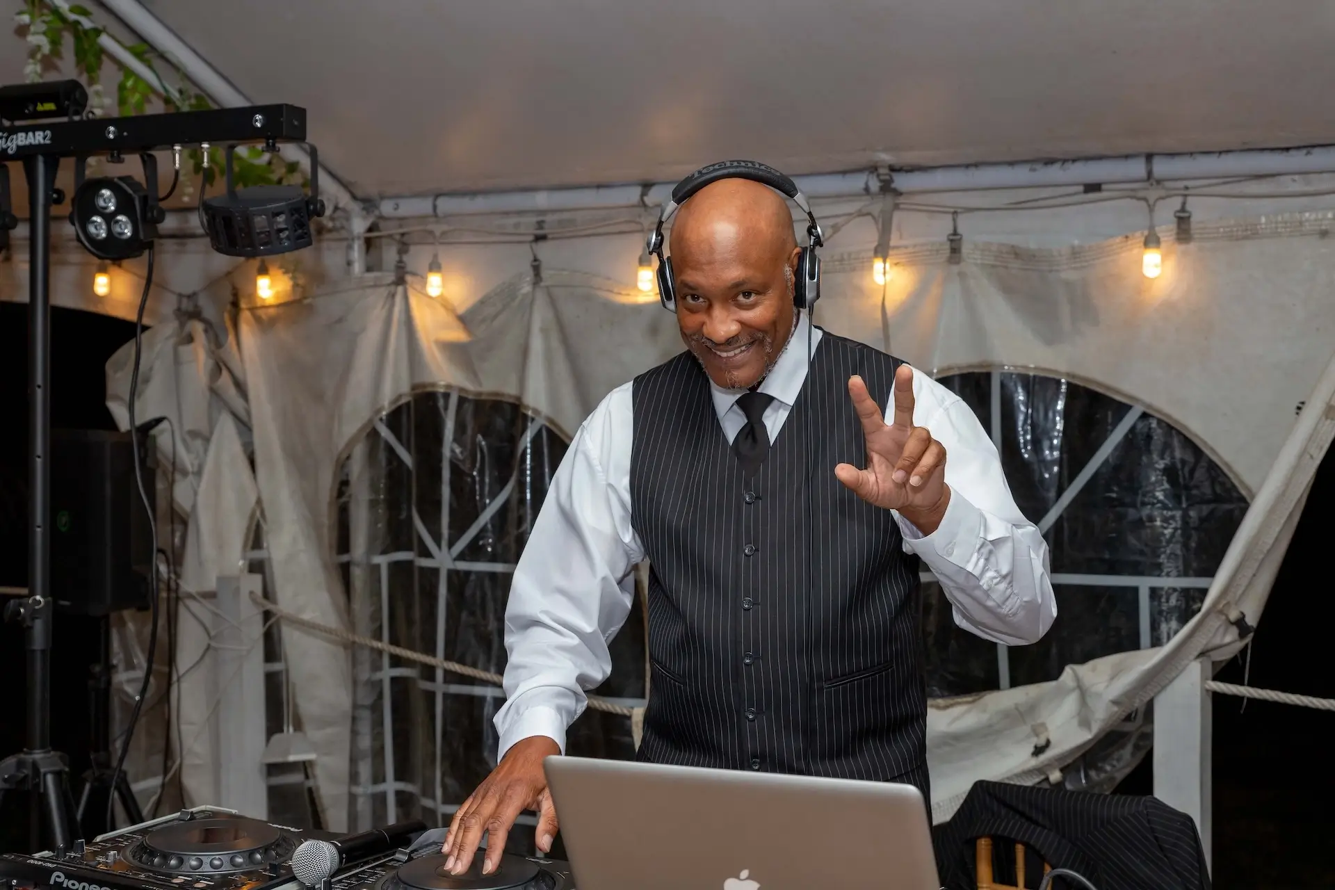 DJ Corey at a wedding reception in Buffalo NY